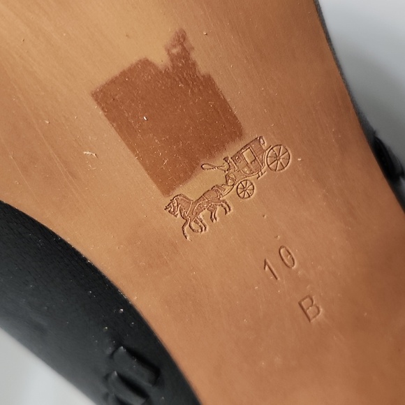 Coach Jessie Silky Nappa Black Leather Heeled Tassell Booties (W Size 10) - Picture 15 of 16